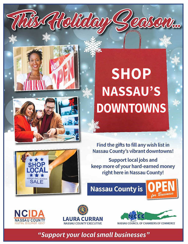 Shop Local holiday flyer