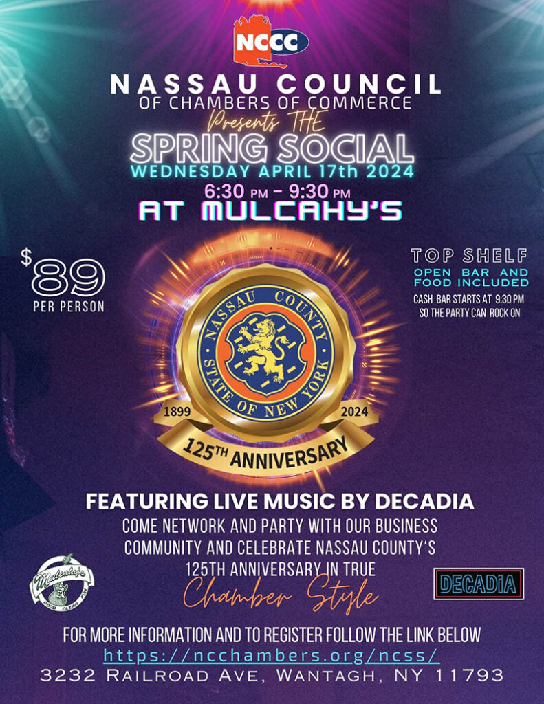Nassau council spring social event flyer